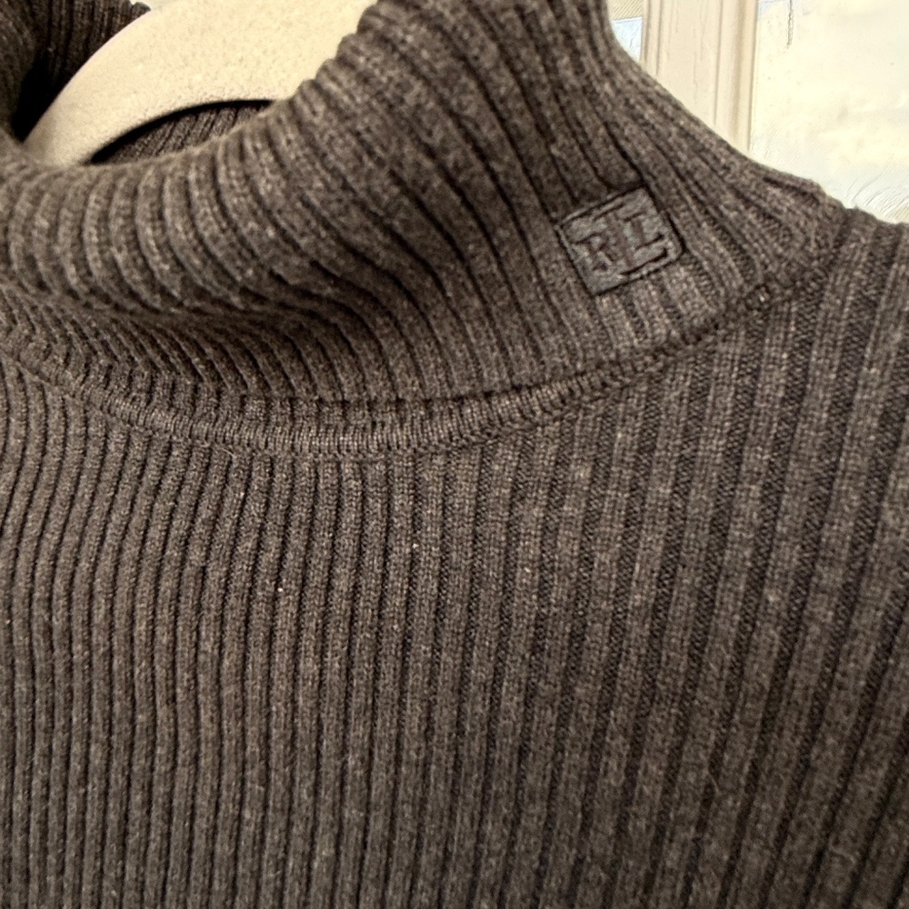 Lauren Ralph Lauren Classic Turtleneck Sweaterβ | Womenβs M | Cotton | Cozy - Picture 3 of 7